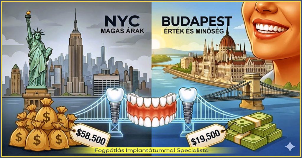 Száj rehabilitáció ár - Fogpótlás egyfázisú implantátummal ár összehasonlítás