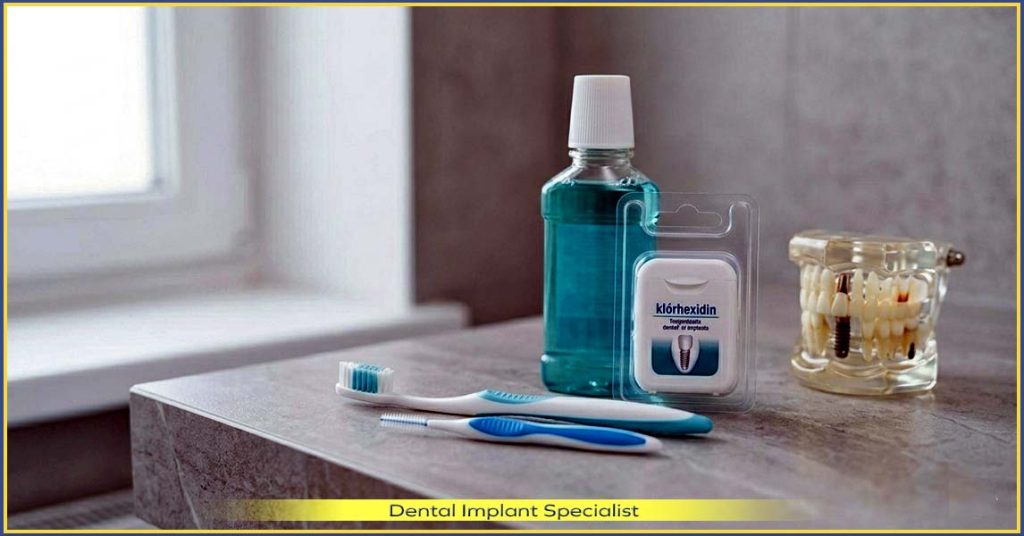 Dental implantation aftercare