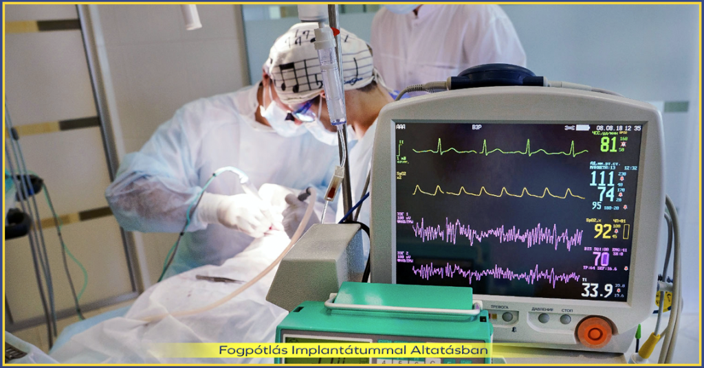 Fájdalommentes implantáció altatásban: biztonság és kényelem