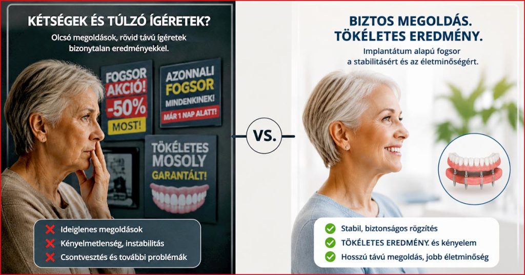 Fogpótlás implantátummal, a leggyakoribb tévhitek és a valóság