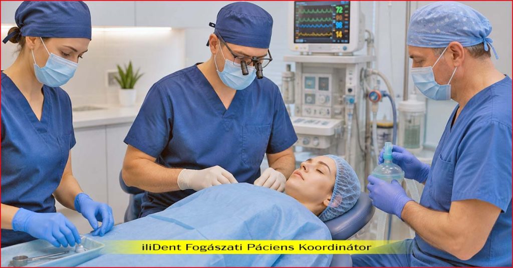 Altatásos implantáció – implantológus, aneszteziológus és szakasszisztens
