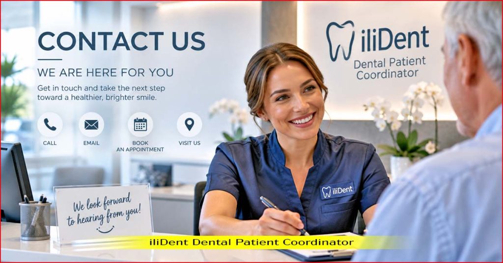 liDent Dental Patient Coordinator helping a patient with an appointment