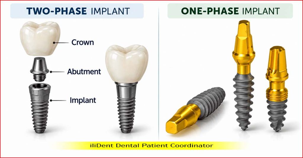 Mi a különbség az egyfázisú implantátum és  a kétfázisú implantátum között